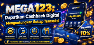 MEGA123: Dapatkan Cashback Digital Menguntungkan Setiap Transaksi
